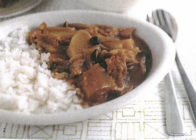 大根としめじのカレー