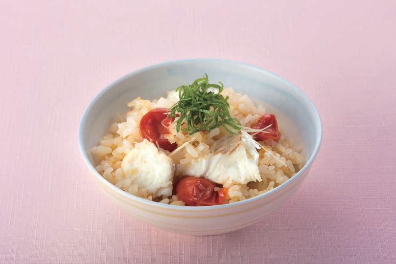 寒天入りトマト鯛ごはん